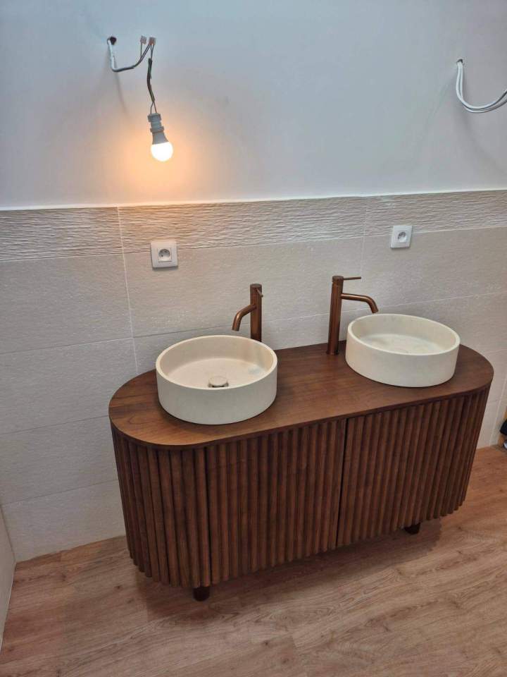 Installation double vasque Saucats